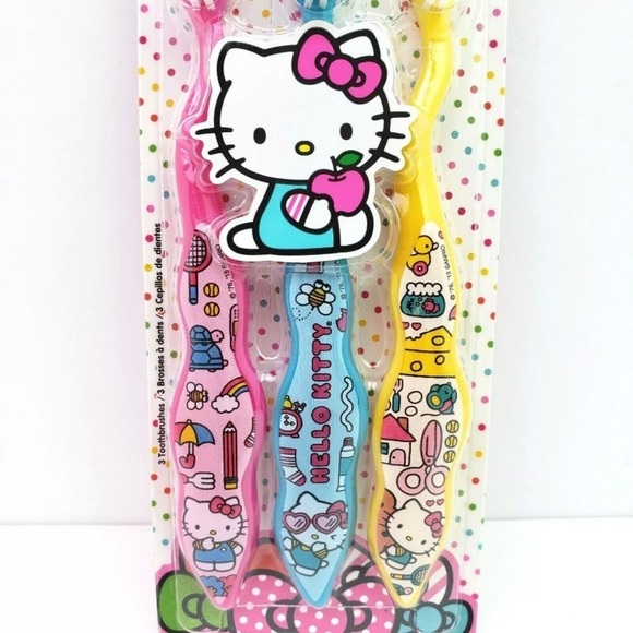 🆕 Firefly Hello Kitty Kid’s Toothbrushes - Picture 3 of 4